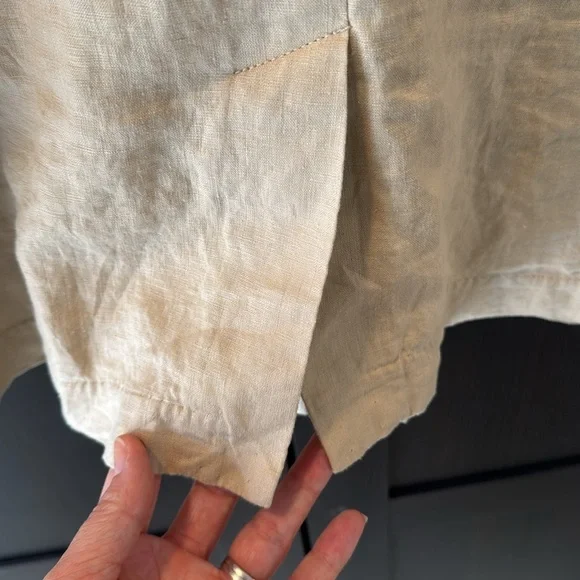 Quince 100% European Linen Blazer, size L - Picture 5 of 6